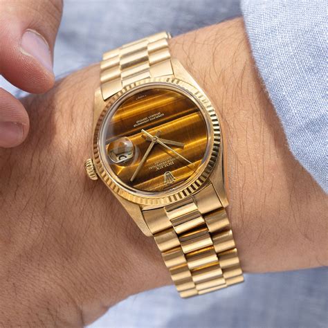 rolex datejust tiger's eye dial|most popular rolex dials.